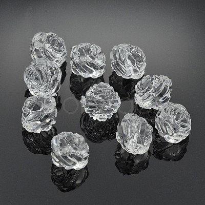 Transparent Clear Frosted Acrylic Beads LS-X-PL713Y-1-1
