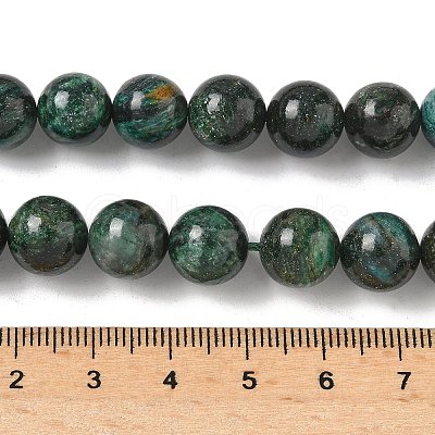 Natural Fuchsite Beads Strands G-G271-B03-10mm-1