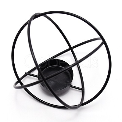 Iron Candle Holder AJEW-WH0002-09B-1