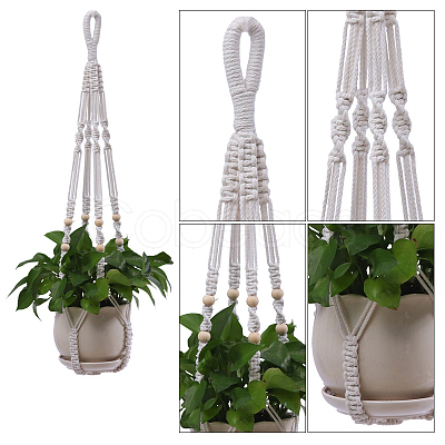 Cotton Macrame Plant Hangers MAKN-PW0001-040E-1