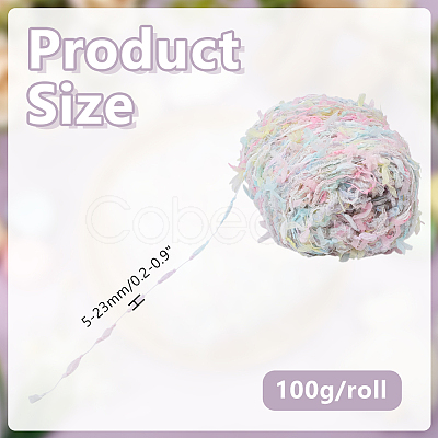 Segment Dyed Polyester Yarn YCOR-WH0007-05-1