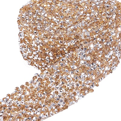Glitter Resin Hotfix Rhinestone(Hot Melt Adhesive On The Back) OCOR-WH0052-01D-1