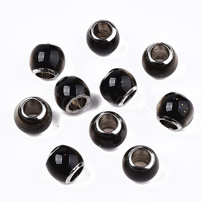 Glass European Beads GLAA-N035-010-1