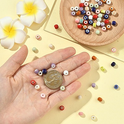 Handmade Porcelain Beads PORC-YW0001-72-1