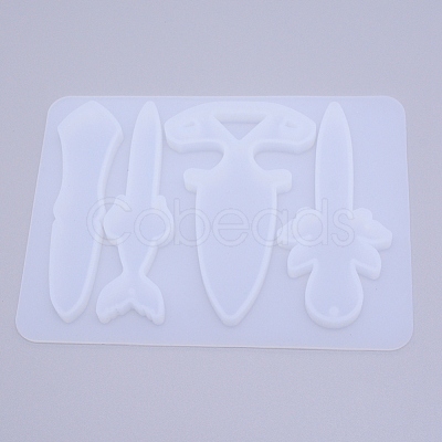 Self Defence Keychain Silicone Molds DIY-TAC0007-97A-1