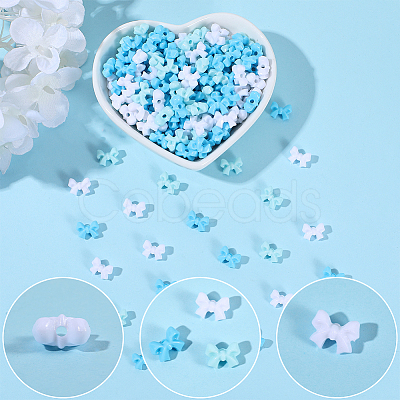 500Pcs Opaque Acrylic Beads SACR-PA0001-21C-1