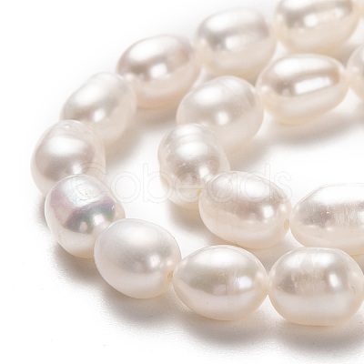 Natural Cultured Freshwater Pearl Beads Strands PEAR-L033-70-01-1