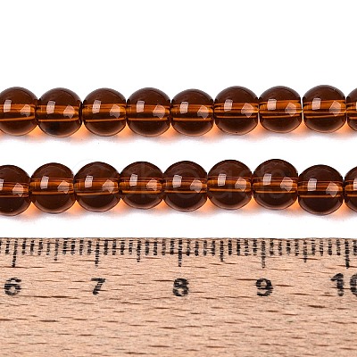 Transparent Glass Beads Strands GLAA-T032-T6mm-30-1