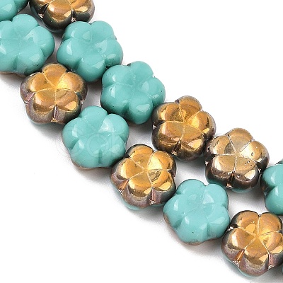 Czech Pressed Glass Beads GLAA-I061-23C-1