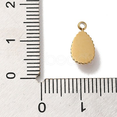 Natural Rhodochrosite Teardrop Charms STAS-B074-04G-01-1