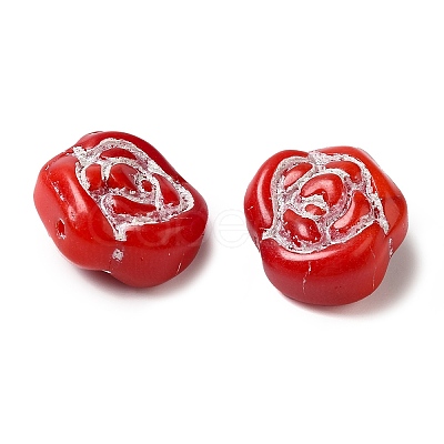 Opaque Lampwork Beads LAMP-P065-02B-10-1