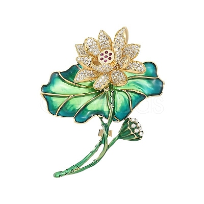 Lotus Enamel Pin PW-WGD1C40-01-1