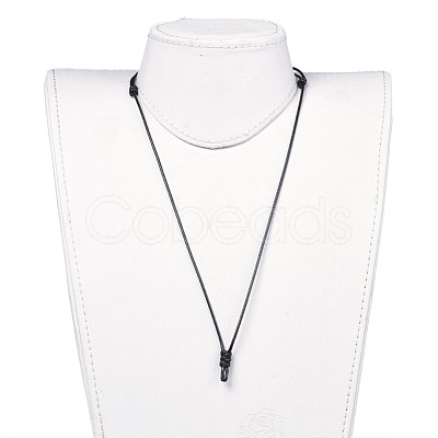 Adjustable Korean Waxed Polyester Cord Necklace Making AJEW-JB00510-01-1