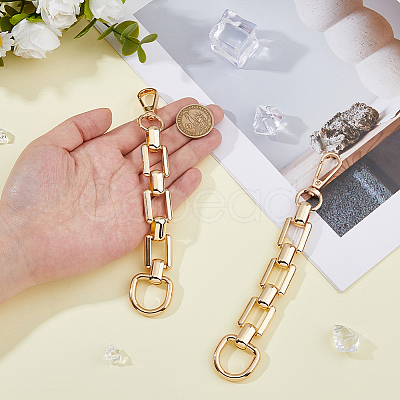2Pcs Alloy Purse Chains with D Clasps DIY-HS0001-76-1