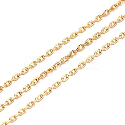 PVD Vacuum Plating 304 Stainless Steel Cable Chains CHS-D033-03G-01-1