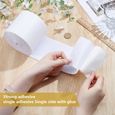 8M Blank Self-adhesive Chemical Fiber Felt Fabric AJEW-WH0481-449B-1