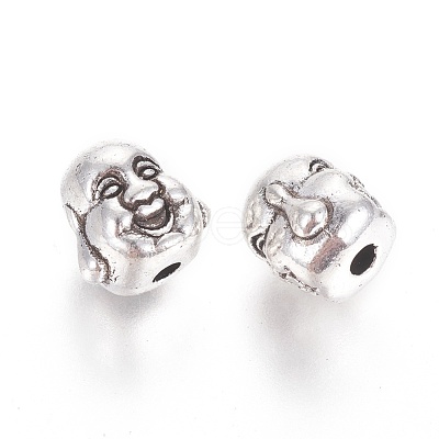 Tibetan Style Alloy Beads TIBEB-A124483-AS-FF-1