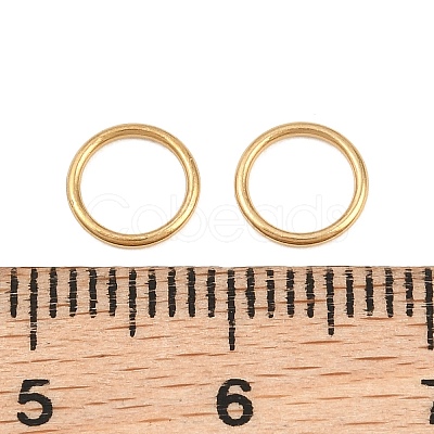 Ion Plating(IP) 304 Stainless Steel Closed Jump Rings STAS-G393-06G-19-1