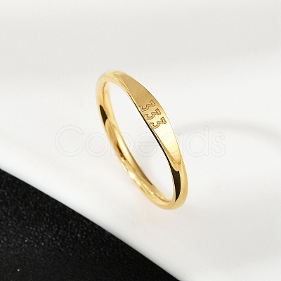 304 Stainless Steel Plain Band Rings RJEW-P151-01G-01-1