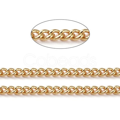 Brass Curb Chains CHC-G005-14G-1