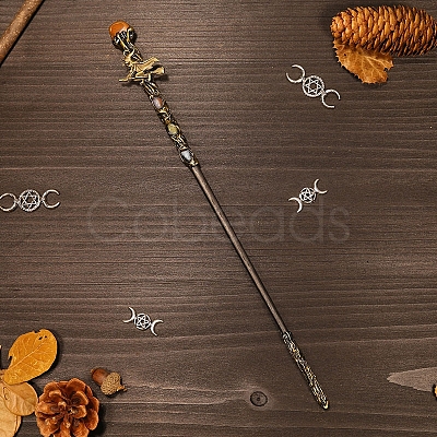 Natural Tiger Eye Magic Wands PW-WG36E2A-34-1