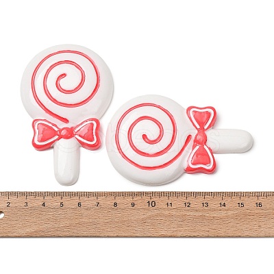 Opaque Resin Imitation Food Cabochons RE-CBAE980-09B-1