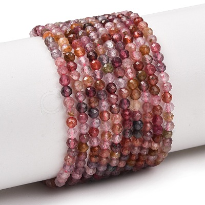 Natural Multicolor Spinel Beads Strands GG-CBAA8F4-B08-3mm-1
