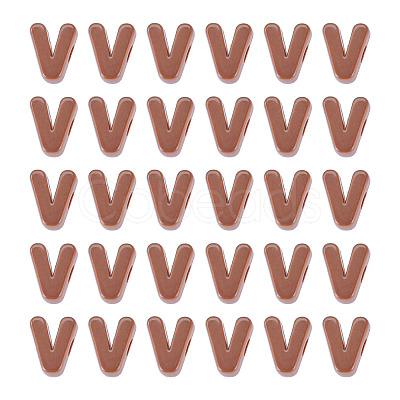 Opaque Acrylic European Beads LS-OACR-TAC0019-006V-1