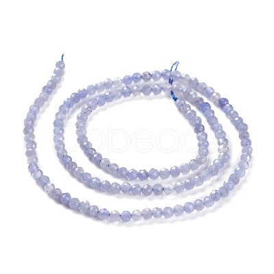 Natural Tanzanite Beads Strands G-A026-A05-3mm-1