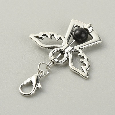 Alloy Angel Pendant Decorations FIND-TAC0005-22L-1