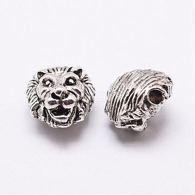 Tibetan Style Alloy Beads TIBEB-J002-AS-1