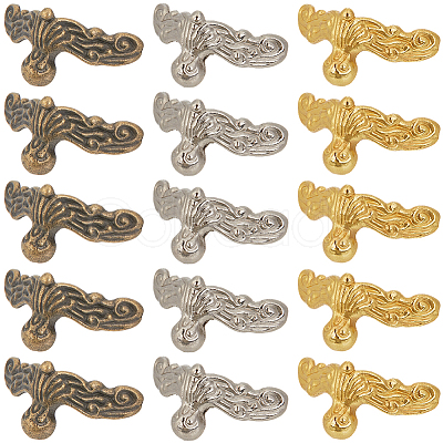 48Pcs 3 Colors Zinc Alloy Corner Protectors FIND-CY0001-81-1