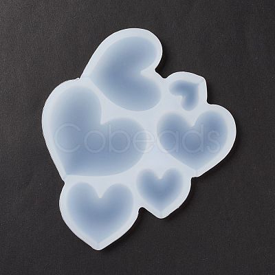 Heart Shape Food Grade Silicone Lollipop Molds DIY-D069-17-1