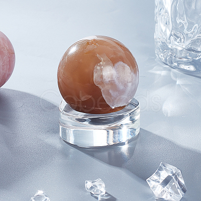 Glass Crystal Ball Holder AJEW-WH0270-724B-1