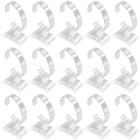 C Shaped ABS Plastic Single Bracelet Display Stands BDIS-WH20001-03B-1