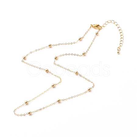 Brass Satellite Chain Necklaces NJEW-JN03559-02-1