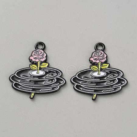 Zinc Alloy Enamel Pendants ENAM-CJC0021-20H-1