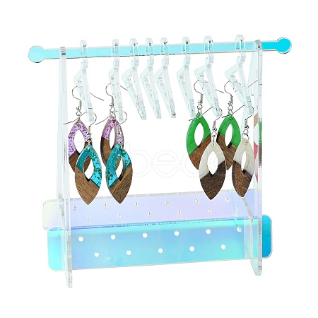 Laser Hanger Style Acrylic Earring Storage Display Rack ST-CJ0034-02-1