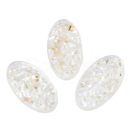 Transparent Acrylic Cabochons TACR-N006-66E-1