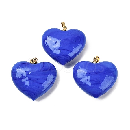 Handmade Lampwork Pendants LAMP-G160-01L-1