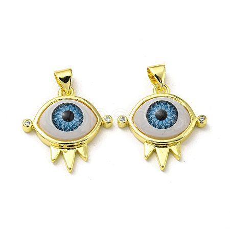 Real 18K Gold Plated Brass Pendants KK-L209-002G-01-1