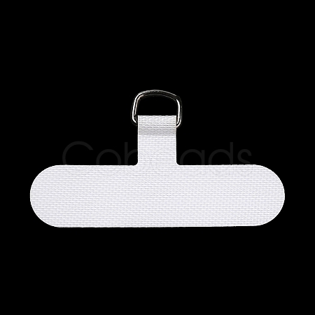 Cloth Mobile Phone Lanyard Patch AJEW-F061-01F-1