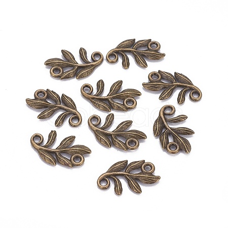 Tibetan Style Alloy Links Connectors PALLOY-A15392-AB-1