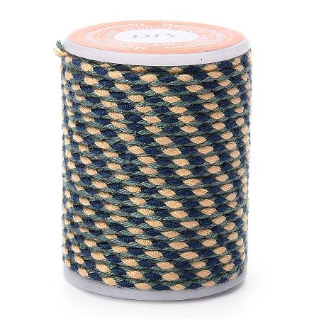 4-Ply Polycotton Cord with Metallic Thread X1-OCOR-Z003-D27-1