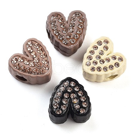 Opaque Resin European Beads RESI-M038-05-1