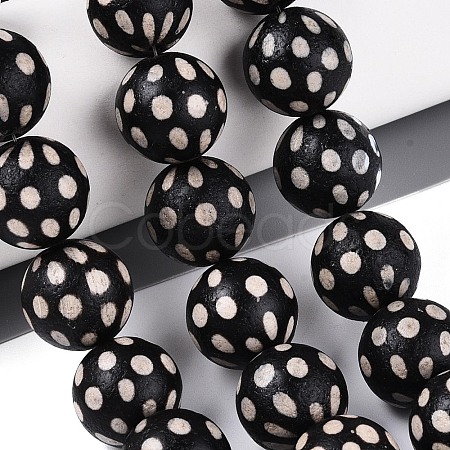 Tibetan Style Natural Agate dZi Beads Strands G-T144-36-1