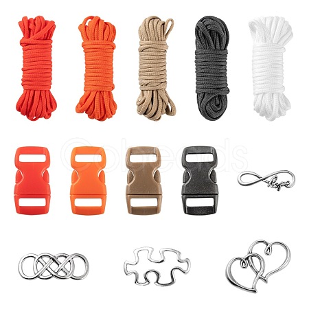 DIY Parachute Cord Rope Bracelets Making Kits DIY-LS0003-87-1