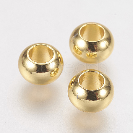 Brass Spacer Beads X-KK-F730-04G-1