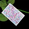 Self Adhesive Acrylic Rhinestone Stickers, for DIY Scrapbooking and Craft Decoration, Round, Colorful, 30~50mm, 323pcs/sheet