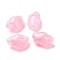 Opaque Acrylic Beads, Glitter Beads, Cloud, Pearl Pink, 16.5x26x13mm, Hole: 2mm, about 150pcs/500g